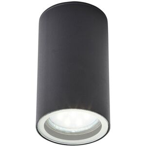 Litecraft - Kenn Ceiling Light Outdoor Porch Downlight IP44 Fitting - Anthracite Litecraft - Kenn Ceiling Light Outdoor Porch Downlight IP44 Fitting - Anthracite