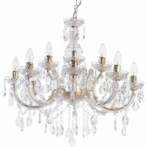 Litecraft Marie Therese Chandelier Ceiling 12 Arm With Free LED Bulbs - Brass Litecraft Marie Therese Chandelier Ceiling 12 Arm With Free LED Bulbs - Brass
