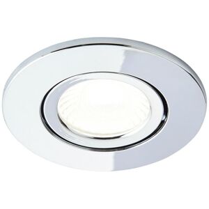 Litecraft - Recessed Downlights Fire Rated Tiltable led Spotlight - Polished Chrome Litecraft - Recessed Downlights Fire Rated Tiltable led Spotlight - Polished Chrome