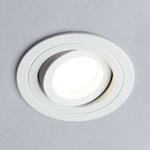 Litecraft - Recessed Downlights Tiltable Bathroom IP65 Spotlights In White - 2 Pack Litecraft - Recessed Downlights Tiltable Bathroom IP65 Spotlights In White - 2 Pack
