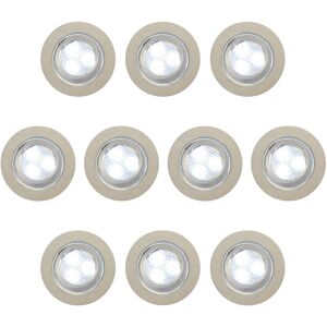 Litecraft - Recessed Plinth Light Kitchen & Outdoor Fitting in Steel - 10 Pack Litecraft - Recessed Plinth Light Kitchen & Outdoor Fitting in Steel - 10 Pack