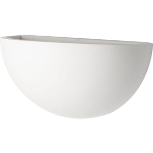 Torridon Wall Uplighter Plaster Curved Fitting - White - Litecraft Torridon Wall Uplighter Plaster Curved Fitting - White - Litecraft