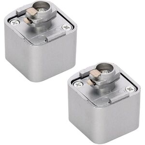 Litecraft - Track Light Adapter for Single Circuit Mains Fitting in Silver- 2 Pack Litecraft - Track Light Adapter for Single Circuit Mains Fitting in Silver- 2 Pack