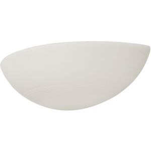 Litecraft Wall Light Ceramic Ribbed Uplighter E14 Fitting - Ivory Litecraft Wall Light Ceramic Ribbed Uplighter E14 Fitting - Ivory