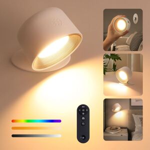 Tonchean - Living room and entrance wall light--Indoor wall light, wireless wall lamp with remote control, 3 brightness levels, 16 color modes, Tonchean - Living room and entrance wall light--Indoor wall light, wireless wall lamp with remote control, 3 brightness levels, 16 color modes,