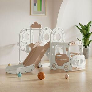 Livingandhome - 3 in 1 Kids Toddler Swing and Slide Playset Livingandhome - 3 in 1 Kids Toddler Swing and Slide Playset