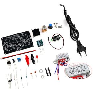 TLILY LM317 Adjustable Regulated Power Supply DIY Kit LM317 to DC 1.25-12V Stabilized Power Supply Laboratory-EU Plug TLILY LM317 Adjustable Regulated Power Supply DIY Kit LM317 to DC 1.25-12V Stabilized Power Supply Laboratory-EU Plug