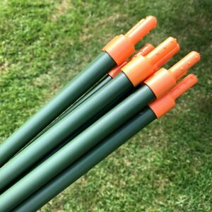 Gardenskill - Lock & Roll Extendable Garden Plant Stakes - 1.2m x 16mm ø (pack of 10) Gardenskill - Lock & Roll Extendable Garden Plant Stakes - 1.2m x 16mm ø (pack of 10)