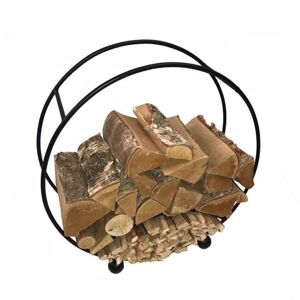 Log Basket Round - Steel - L22.9 x W64.8 x H66 cm - Black Log Basket Round - Steel - L22.9 x W64.8 x H66 cm - Black