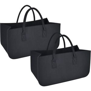 Linghhang - Log Carrier Bag, 2pcs Fireplace Log Basket, Firewood Basket, Storage Bag for Newspapers, Picnic Baskets, Toys, Making Linghhang - Log Carrier Bag, 2pcs Fireplace Log Basket, Firewood Basket, Storage Bag for Newspapers, Picnic Baskets, Toys, Making