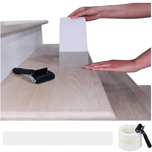 SERBIA Lot de 15 marches d'escalier antidérapantes 14 x 80 cm, ruban adhésif transparent, bandes antidérapantes, autocollants de sécurité pour marches SERBIA Lot de 15 marches d'escalier antidérapantes 14 x 80 cm, ruban adhésif transparent, bandes antidérapantes, autocollants de sécurité pour marches