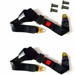 SWYEOOT 2 Pack Universal Seat Belt with Adjustable Lap Belt - 2 Point Seat Belt with Adjustable Seat Belt Kit Single Double Seat Belt with Universal Lap Belt SWYEOOT 2 Pack Universal Seat Belt with Adjustable Lap Belt - 2 Point Seat Belt with Adjustable Seat Belt Kit Single Double Seat Belt with Universal Lap Belt