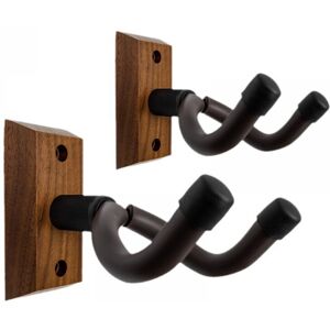 Serbia - Lot de 2 cintres pour guitare, support mural pour guitare en bois dur, support mural rotatif pour guitare avec vis, support de crochet pour Serbia - Lot de 2 cintres pour guitare, support mural pour guitare en bois dur, support mural rotatif pour guitare avec vis, support de crochet pour