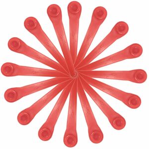 SERBIA Lot de 200 Lames en Plastique compatibles avec Coupe-Bordure Gardena, Lames de Rechange pour Coupe-Bordures Gardena et Coupe-Bordures sans Fil. SERBIA Lot de 200 Lames en Plastique compatibles avec Coupe-Bordure Gardena, Lames de Rechange pour Coupe-Bordures Gardena et Coupe-Bordures sans Fil.