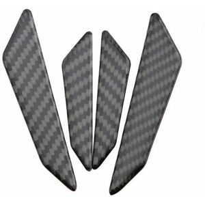 Euritecsa - Lot de 4 protections latérales de porte de voiture universelles - Fibre de carbone Euritecsa - Lot de 4 protections latérales de porte de voiture universelles - Fibre de carbone