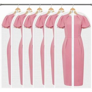 TRIMEC Lot de 6 pcs Housses de Vêtements Sacs de Protection peva Anti-Poussière Transparent Housse, 6 × xxl (140 x 60 cm) TRIMEC Lot de 6 pcs Housses de Vêtements Sacs de Protection peva Anti-Poussière Transparent Housse, 6 × xxl (140 x 60 cm)