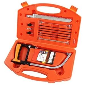 LUNE Mini Woodworking Hand Saw Set, with 8 hss Various Handsaw Blades, Adjustable Frame, Small Universal Manual Hacksaw for Wood/Glass/Metal/PVC/Tile with LUNE Mini Woodworking Hand Saw Set, with 8 hss Various Handsaw Blades, Adjustable Frame, Small Universal Manual Hacksaw for Wood/Glass/Metal/PVC/Tile with