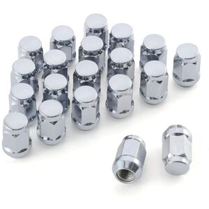 TLILY M12x1.5 Wheel Lug Nuts, One-Piece Design Bulge AcornChrome Nuts TLILY M12x1.5 Wheel Lug Nuts, One-Piece Design Bulge AcornChrome Nuts
