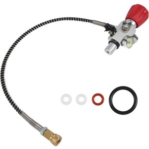 TLILY M18X1.5 pcp Tank Dual Gauge Charging Valve Air Filling Station Refill Adapter with 400Bar 6000Psi 50cm Hose TLILY M18X1.5 pcp Tank Dual Gauge Charging Valve Air Filling Station Refill Adapter with 400Bar 6000Psi 50cm Hose