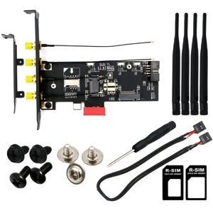 TLILY M.2 PCI-E Adapter Card NGFF Key B and a to PCIe X1 Adpater for 3G/4G WiFi TLILY M.2 PCI-E Adapter Card NGFF Key B and a to PCIe X1 Adpater for 3G/4G WiFi