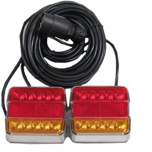 Securefix Direct - Magnetic Led Trailer Lights With 12M Cable - Cluster Lamp Towing Lightboard Securefix Direct - Magnetic Led Trailer Lights With 12M Cable - Cluster Lamp Towing Lightboard