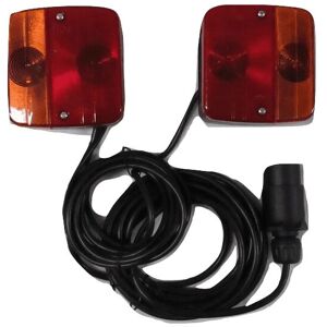 Securefix Direct - Magnetic Rear Trailer Light Set with 4.5 Metre Cable - Towing Lamps Tractor Caravan Securefix Direct - Magnetic Rear Trailer Light Set with 4.5 Metre Cable - Towing Lamps Tractor Caravan