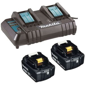 BL1830 18v 2 x lxt 3.0ah Lithium-Ion Batteries + DC18SH Dual Port Charger - Makita BL1830 18v 2 x lxt 3.0ah Lithium-Ion Batteries + DC18SH Dual Port Charger - Makita