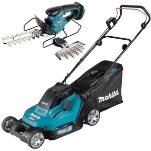 DLM432Z Twin 18v / 36v lxt Cordless 43cm Lawn Mower + Grass Hedge Trimmer - Makita DLM432Z Twin 18v / 36v lxt Cordless 43cm Lawn Mower + Grass Hedge Trimmer - Makita