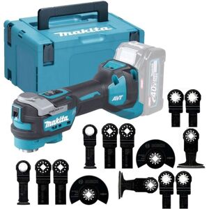 Makita TM001GZ02 40v XGT Brushless Starlock Multi Tool + 14PC Plunge Blade Set Makita TM001GZ02 40v XGT Brushless Starlock Multi Tool + 14PC Plunge Blade Set