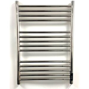 Greenedhouse - Belfast Dry Electric Black Stainless Steel Towel Rail 720mm High 500mm Wide Energy Efficient Greenedhouse - Belfast Dry Electric Black Stainless Steel Towel Rail 720mm High 500mm Wide Energy Efficient