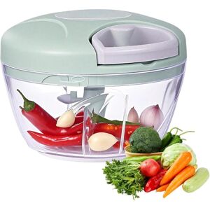 Héloise - Manual Food Chopper,3 Stainless Steel Blades, Kitchen Onion Chopper Pull String Hand Manual Multi Chopper for Vegetable, Meat, Onion, Héloise - Manual Food Chopper,3 Stainless Steel Blades, Kitchen Onion Chopper Pull String Hand Manual Multi Chopper for Vegetable, Meat, Onion,