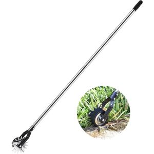 IKODM Manual Weeder, Hand Saw, Stainless Steel Wheel, Rotary Trimmer, Manual Edger - 4 Sections, 171 cm IKODM Manual Weeder, Hand Saw, Stainless Steel Wheel, Rotary Trimmer, Manual Edger - 4 Sections, 171 cm