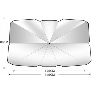 Euritecsa - Matériau réfléchissant Protection Solaire Parapluie Pare-Soleil – Pare-Brise Universel pour Pare-Brise de Voiture Euritecsa - Matériau réfléchissant Protection Solaire Parapluie Pare-Soleil – Pare-Brise Universel pour Pare-Brise de Voiture