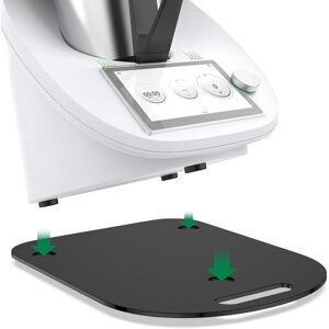 SJQKA Matte Acrylic Glide Board for Thermomix TM6 TM5: Slider for Easy Movement, Thermomix Food Processor Accessories, Quick Movement (Black) SJQKA Matte Acrylic Glide Board for Thermomix TM6 TM5: Slider for Easy Movement, Thermomix Food Processor Accessories, Quick Movement (Black)