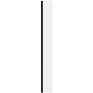 NRG - Matte Black Walk In Shower Enclosure Wet Room Glass Screen Return Panel - 215x1950mm NRG - Matte Black Walk In Shower Enclosure Wet Room Glass Screen Return Panel - 215x1950mm