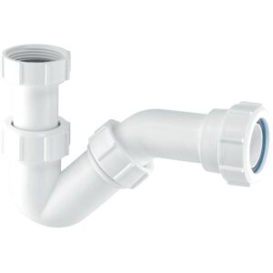 McAlpine BT2 19mm Water Seal Adjustable Inlet Tubular Swivel 'P' Trap with Multifit Outlet McAlpine BT2 19mm Water Seal Adjustable Inlet Tubular Swivel 'P' Trap with Multifit Outlet