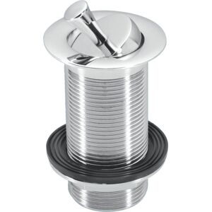 Mcalpine - BWU60SPH-CB 1.25' Chrome Plated Brass Basin Waste - Backnut Model: 60mm Flange x 3.5' Tail with Swivel Handle Plug Mcalpine - BWU60SPH-CB 1.25' Chrome Plated Brass Basin Waste - Backnut Model: 60mm Flange x 3.5' Tail with Swivel Handle Plug