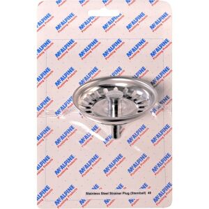 Mcalpine - CARD-49 Stainless Steel Stemball Strainer Plug - bwstss-top Mcalpine - CARD-49 Stainless Steel Stemball Strainer Plug - bwstss-top