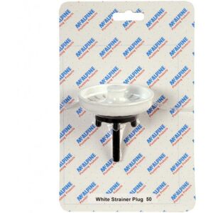 McAlpine CARD-50 White Strainer Plug - BSKTOP-ASWH McAlpine CARD-50 White Strainer Plug - BSKTOP-ASWH