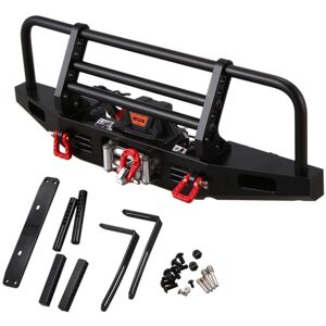 TLILY Metal Front Bumper with Winch Remote Controller System for 1/10 RC Crawler TRX4 Axial SCX10 & II 90046 TLILY Metal Front Bumper with Winch Remote Controller System for 1/10 RC Crawler TRX4 Axial SCX10 & II 90046