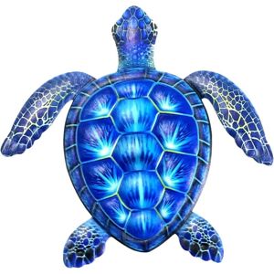 Memkey - Metal Iron Turtle Wall Decor Outdoor Home Decor Hanging Art Sea Sculpture for Patio, Pool, Garden, Living Room or Bathroom (Blue) Memkey - Metal Iron Turtle Wall Decor Outdoor Home Decor Hanging Art Sea Sculpture for Patio, Pool, Garden, Living Room or Bathroom (Blue)