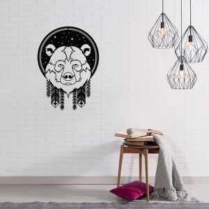 Decortie - metal wall art NO:46 bear - Black - Black Decortie - metal wall art NO:46 bear - Black - Black