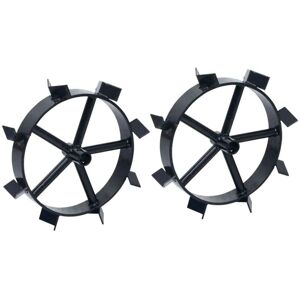 Metal Wheels for 6.5 hp Petrol Tiller 2 pcs Vidaxl Metal Wheels for 6.5 hp Petrol Tiller 2 pcs Vidaxl