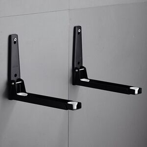 GOTRAYS Microwave Oven Wall Mount, Black Microwave Stand, Stainless Steel Microwave Oven Rack, Fits All Microwaves, Max. Microwave Weight 50 kg GOTRAYS Microwave Oven Wall Mount, Black Microwave Stand, Stainless Steel Microwave Oven Rack, Fits All Microwaves, Max. Microwave Weight 50 kg