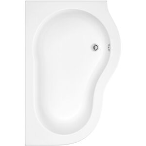 Milano - Irwell - White 1500mm x 1000mm Modern Bathroom Corner Bath with Panel - Right Hand Bath Milano - Irwell - White 1500mm x 1000mm Modern Bathroom Corner Bath with Panel - Right Hand Bath