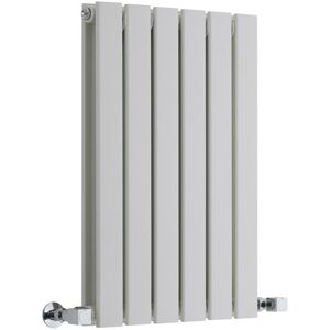 Milano - Alpha - Modern White Horizontal Double Flat Panel Radiator - 635mm x 420mm Milano - Alpha - Modern White Horizontal Double Flat Panel Radiator - 635mm x 420mm