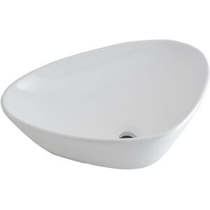 Milano - Select - Modern 590mm x 390mm White Ceramic Countertop Bathroom Basin Sink - Basin Only Milano - Select - Modern 590mm x 390mm White Ceramic Countertop Bathroom Basin Sink - Basin Only