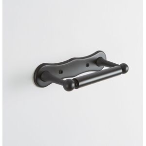 Elizabeth - Traditional Wall Hung Bathroom Toilet Roll Holder - Black - Milano Elizabeth - Traditional Wall Hung Bathroom Toilet Roll Holder - Black - Milano