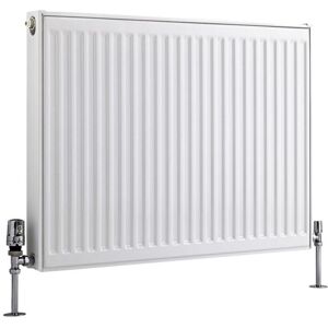 Milano - Compact - Modern White Type 21 Central Heating Double Panel Plus Horizontal Convector Radiator - 600mm x 900mm Milano - Compact - Modern White Type 21 Central Heating Double Panel Plus Horizontal Convector Radiator - 600mm x 900mm