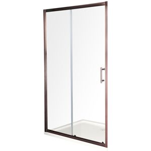 Milano Eris Copper Reversible Wet Room Sliding Door Shower Enclosure with White Tray and Fast Flow Waste - 1000mm x 700mm Milano Eris Copper Reversible Wet Room Sliding Door Shower Enclosure with White Tray and Fast Flow Waste - 1000mm x 700mm